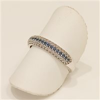 Anello Vidali Gioielli Donna in Oro bianco Zircone ANOR-43-34 - ANOR-43-34